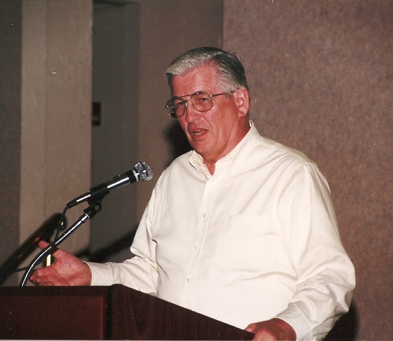 At my retirement celebration – July, 2001.